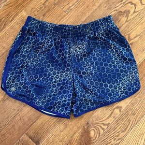 Zelos Plus Size 1x Active Wear Running Shorts Blue